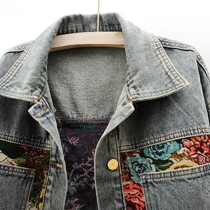 Lune London | Floral Denim Jacket for Women July