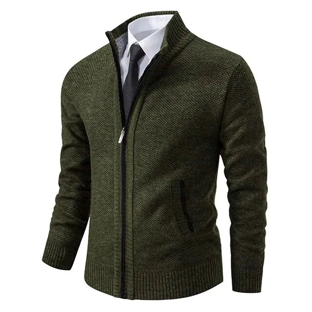 Chic und Stil | Classic Zip-Up Cardigan