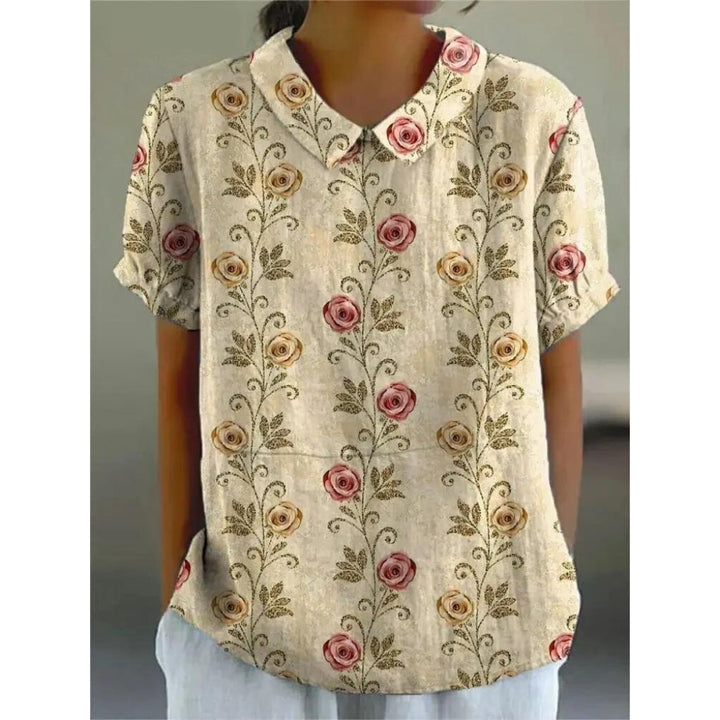 Lune London | Casual women's shirt with floral print