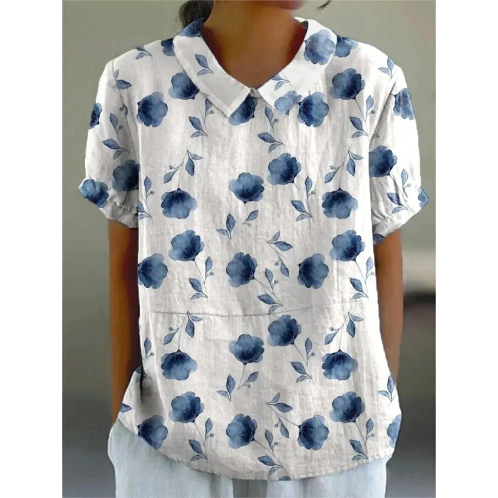Lune London | Casual women's shirt with floral print