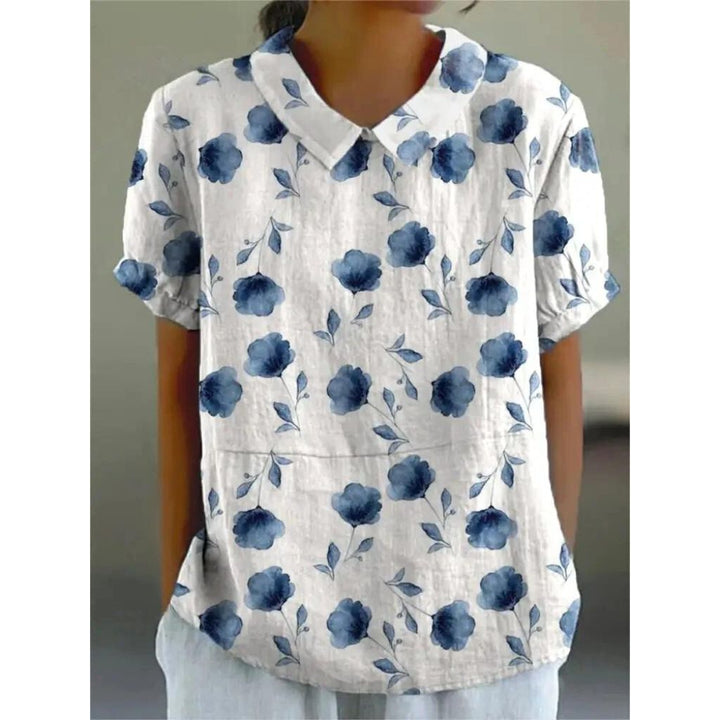 Lune London | Casual women's shirt with floral print