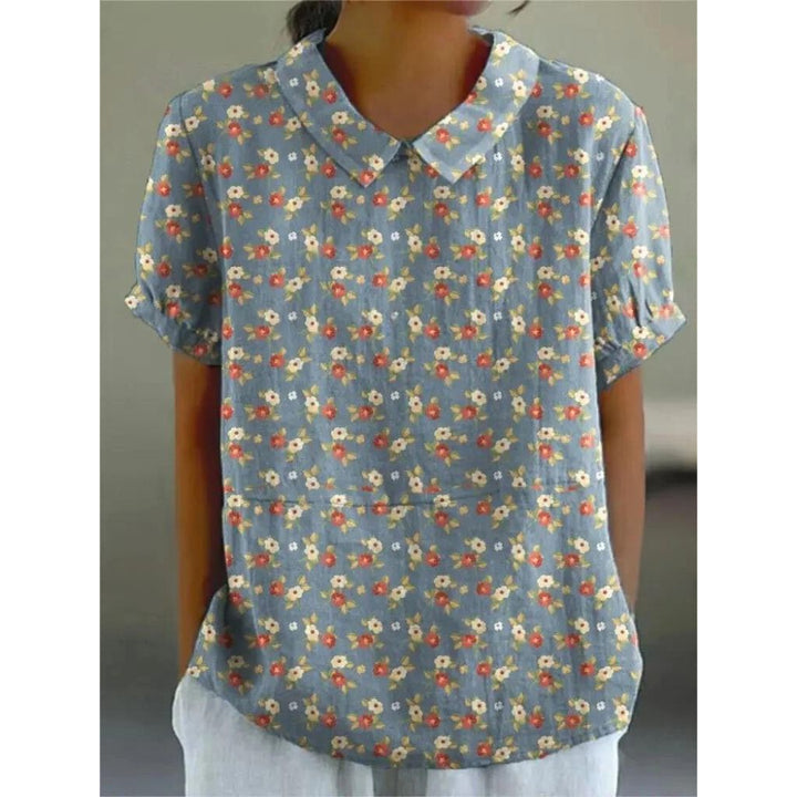 Lune London | Casual women's shirt with floral print