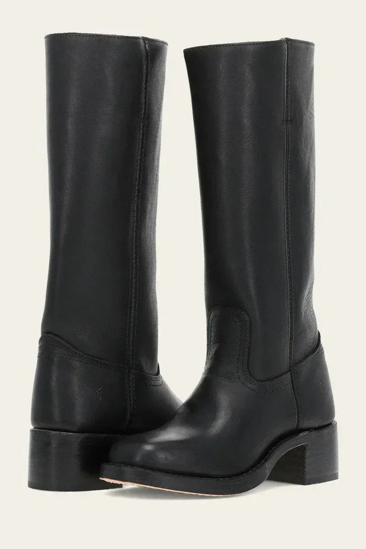 Lune London | Bottes en cuir pour filles avec coupe élégante