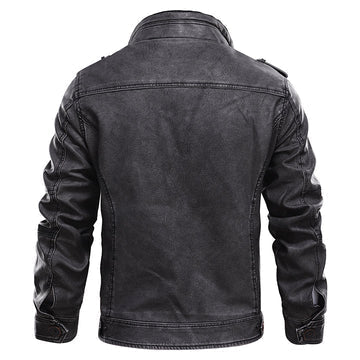 Lune London | Timeless Black Leather Jacket for Men