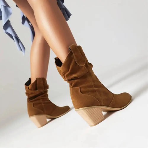 Lune London | Women's Western Cowboy Style Retro Fashion Boots