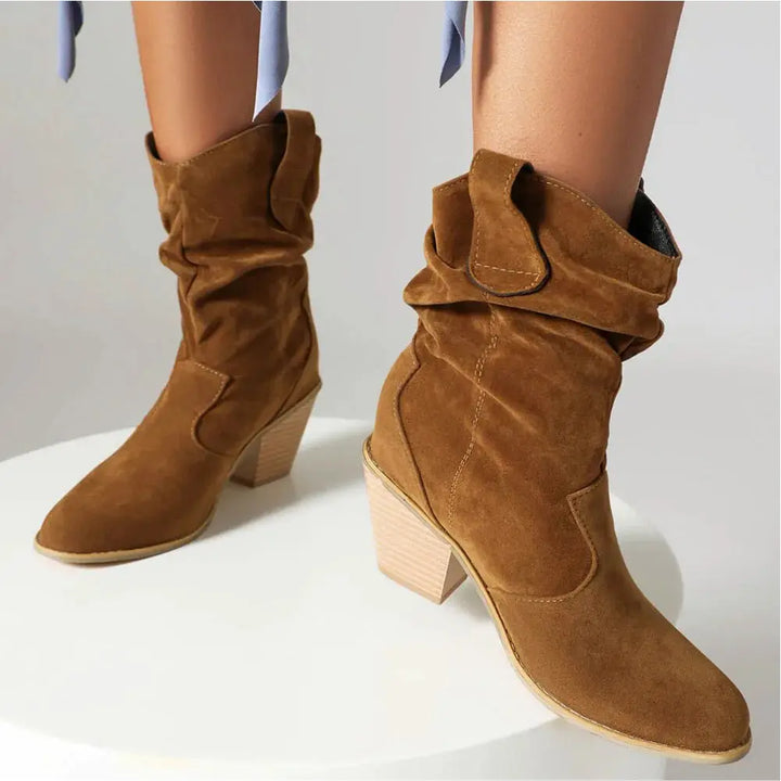 Lune London | Women's Western Cowboy Style Retro Fashion Boots