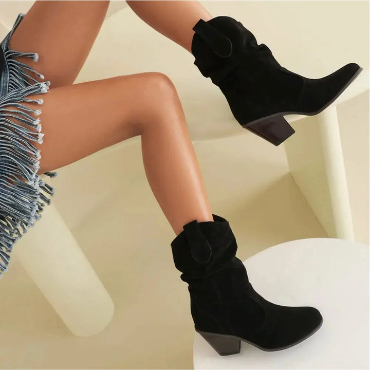 Lune London | Women's Western Cowboy Style Retro Fashion Boots