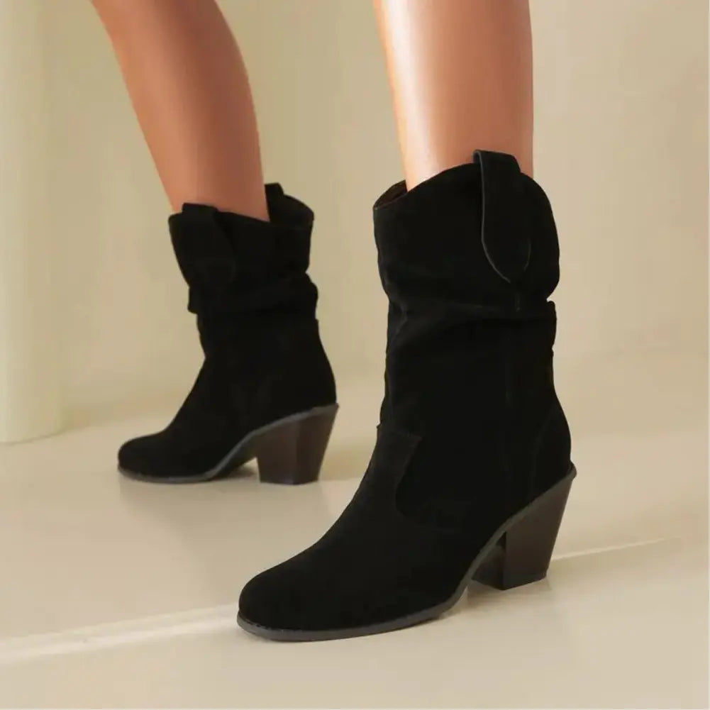 Lune London | Women's Western Cowboy Style Retro Fashion Boots
