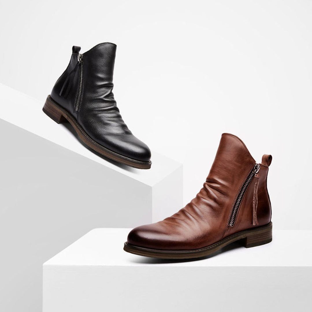 Lune London | Casual Autumn Stylish Boots with Zipper for Men