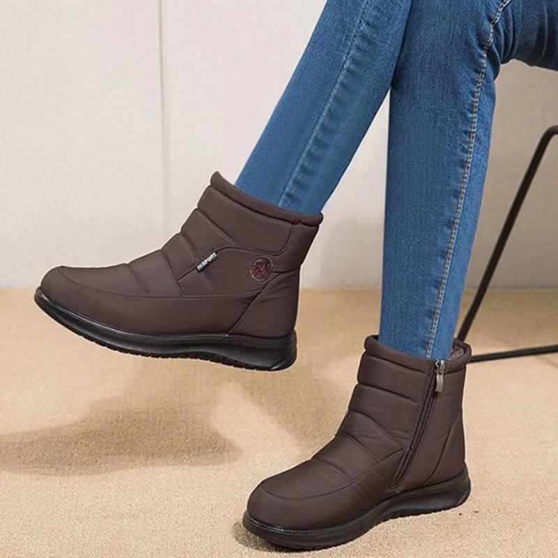 Lune London | Ankle boots for women, quilted look - Winter