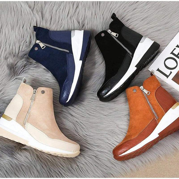 Lune London | Ankle boots for women - Zipper design - Comfortable insole