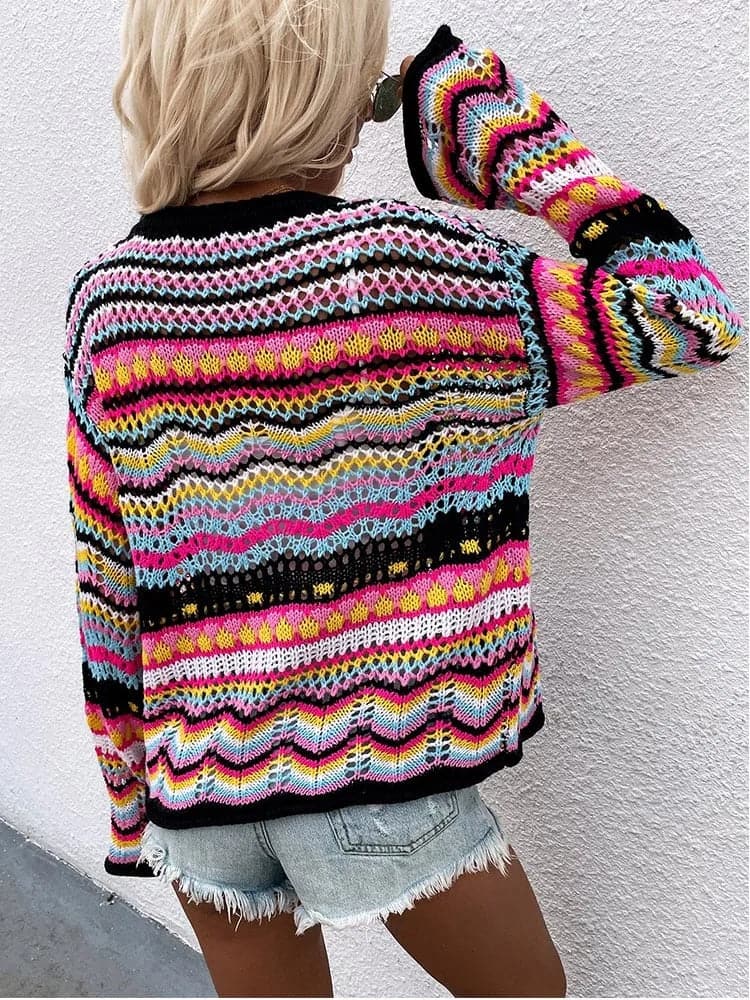 Lune London | Cardigan - Knitted with button closure - Lightweight and breathable - Loose fit