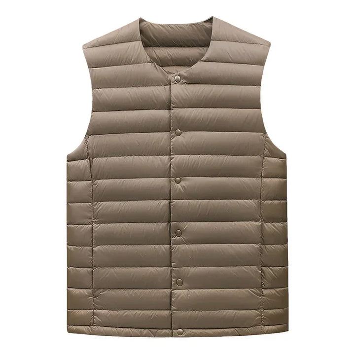 Lune London | Ultralight and warm sleeveless down vest for men - Autumn/Winter