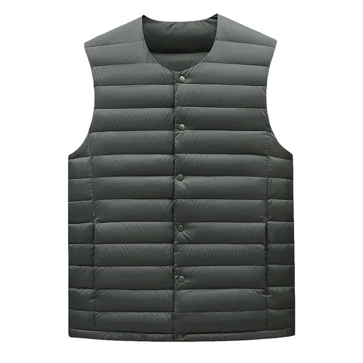 Lune London | Ultralight and warm sleeveless down vest for men - Autumn/Winter