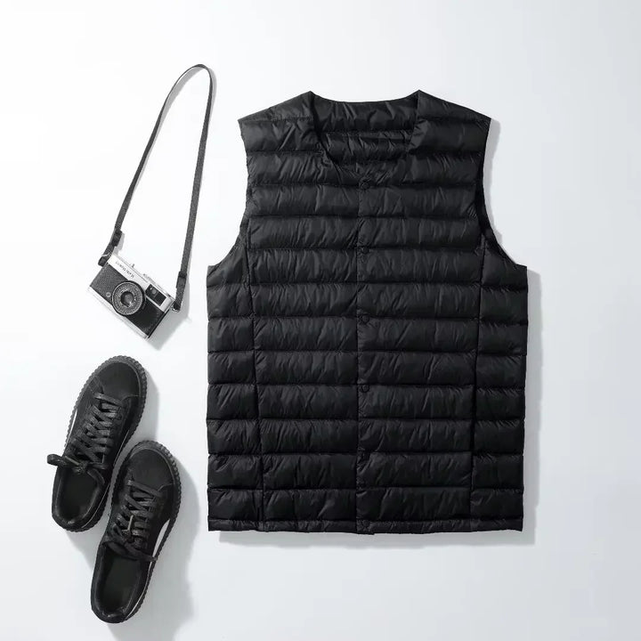 Lune London | Ultralight and warm sleeveless down vest for men - Autumn/Winter
