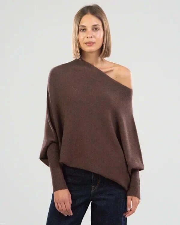 Lune London | Draped turtleneck sweater women - Women's sweater
