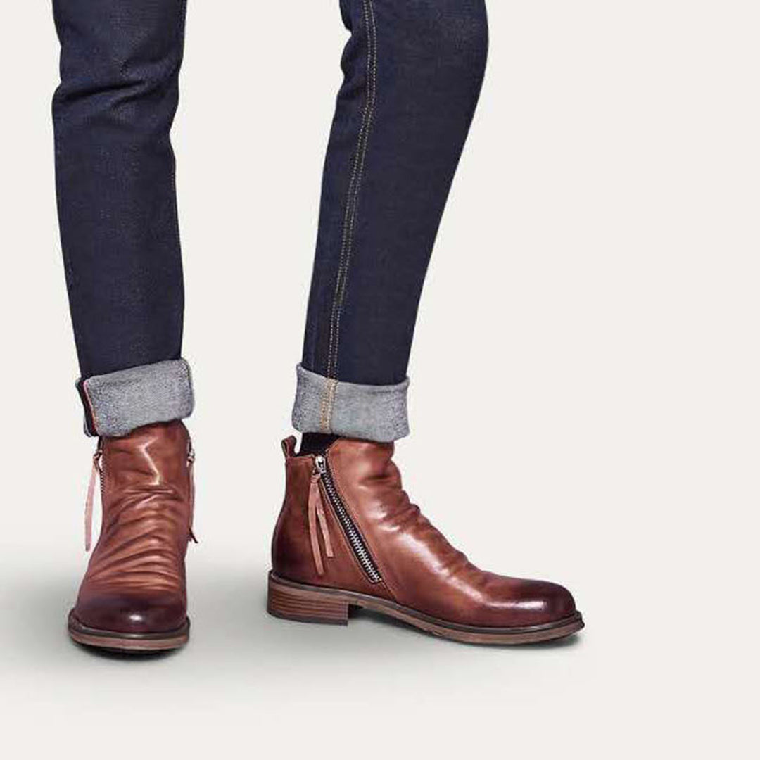 Lune London | Casual Autumn Stylish Boots with Zipper for Men
