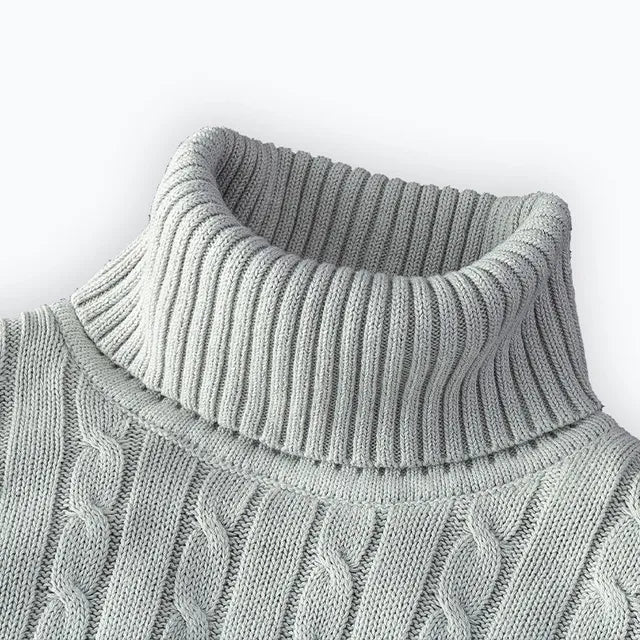 Lune London | Cozy Men's Sweater with Trendy Turtleneck Winter Season 2024