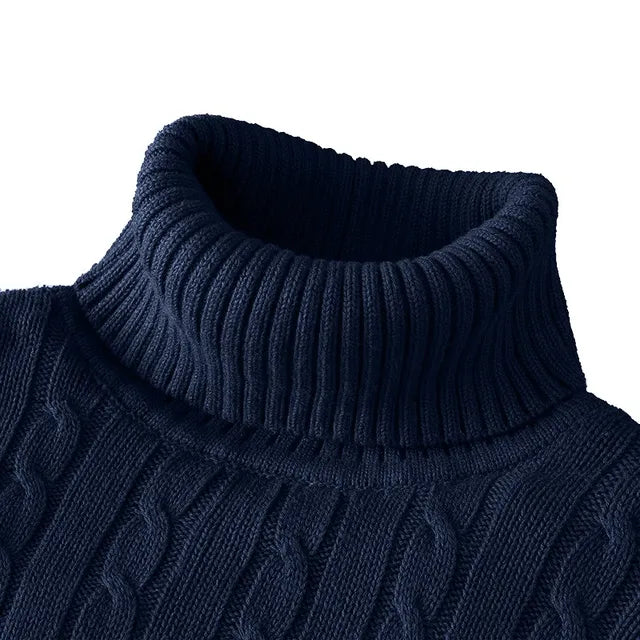 Lune London | Cozy Men's Sweater with Trendy Turtleneck Winter Season 2024