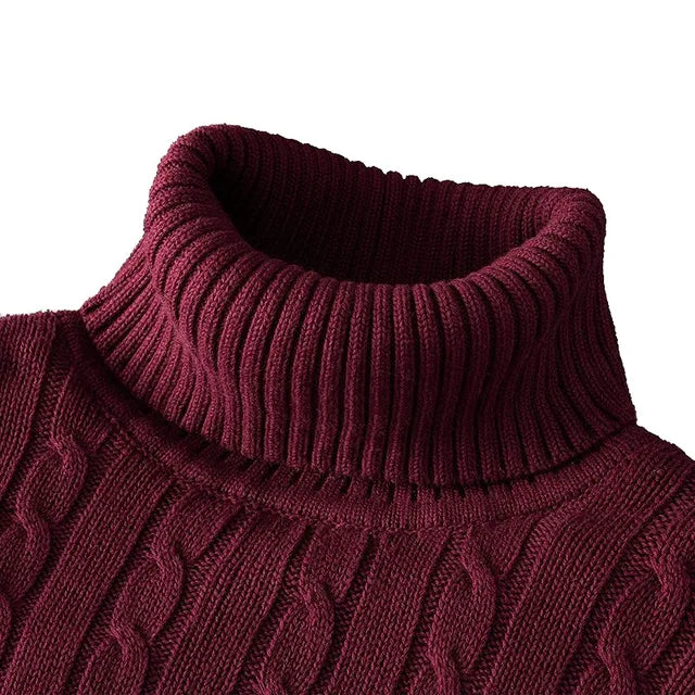 Lune London | Cozy Men's Sweater with Trendy Turtleneck Winter Season 2024