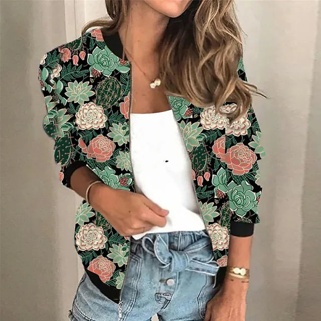 Lune London | Sophie I Printed Jacket with Zipper