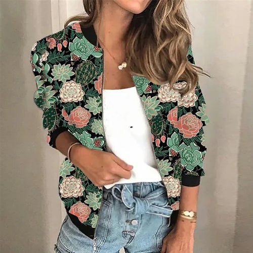 Lune London | Sophie I Printed Jacket with Zipper