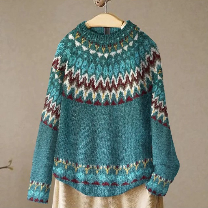 Lune London | Stylish sweater with vintage pattern