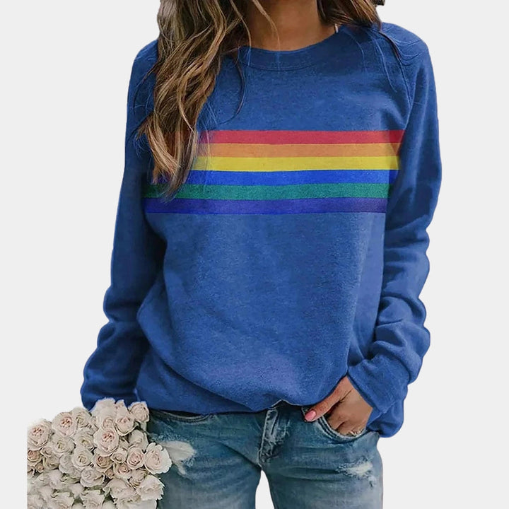 Lune London | Sweatshirt - Cotton blend - Round neck - Long raglan sleeves