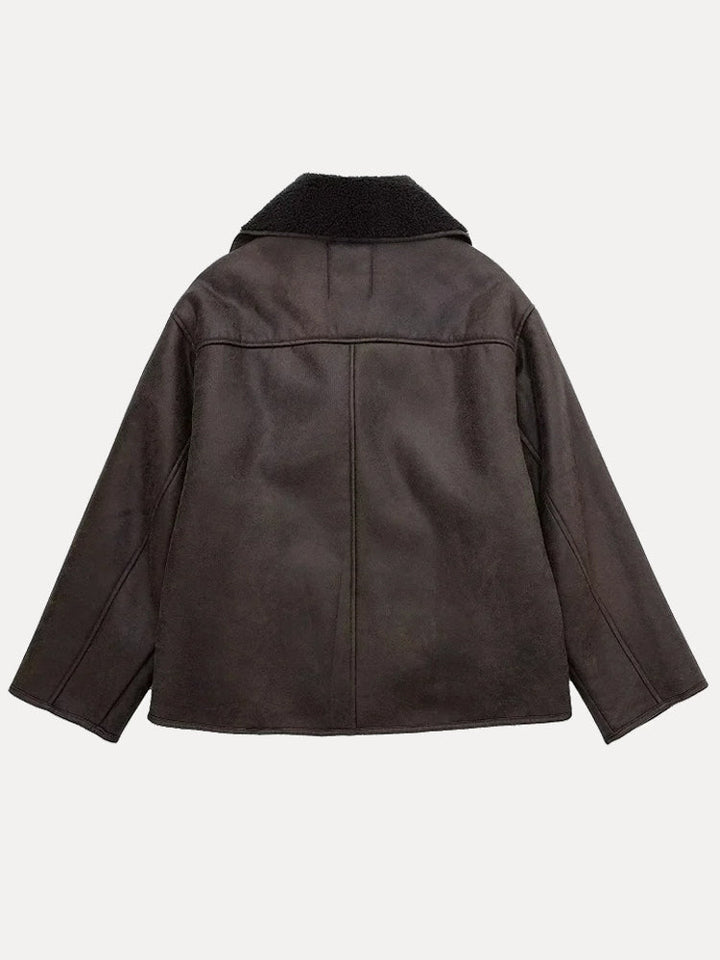 Lune London | Oversized women's jacket with fur