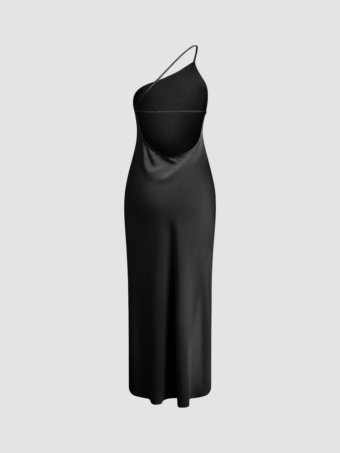 Lune London | Satin Maxi Dress with Open Back