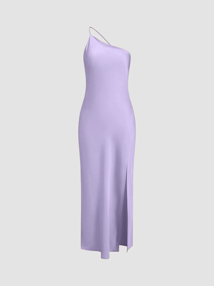 Lune London | Satin Maxi Dress with Open Back