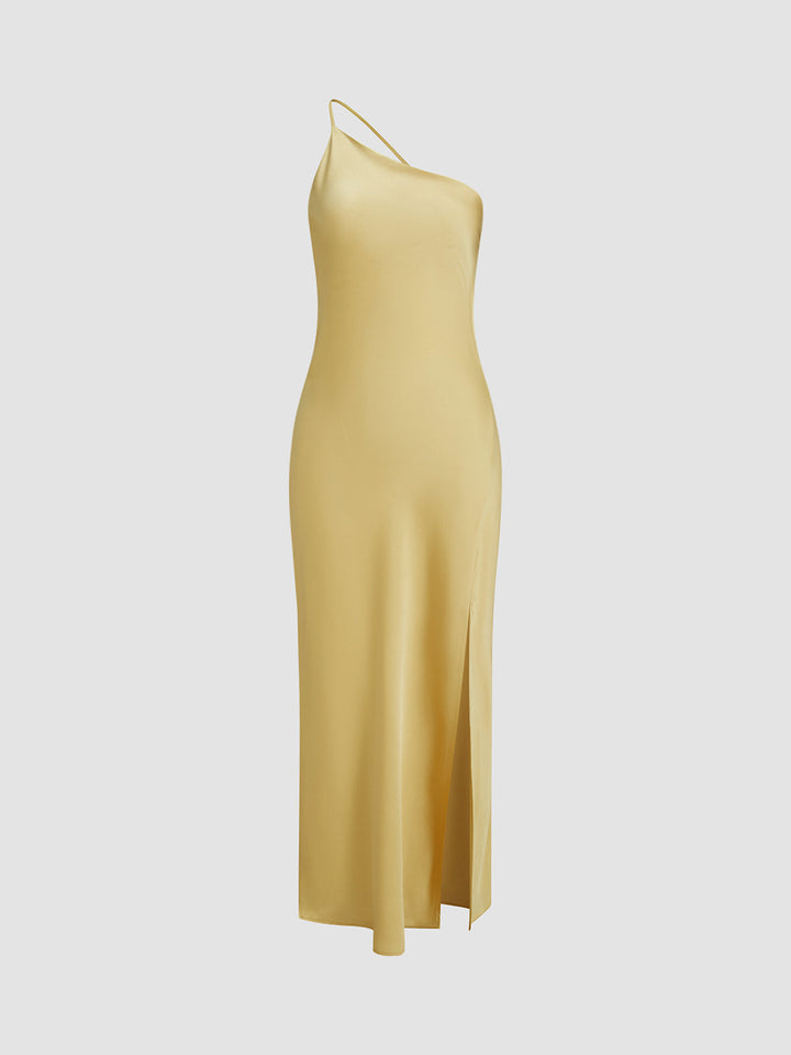Lune London | Satin Maxi Dress with Open Back