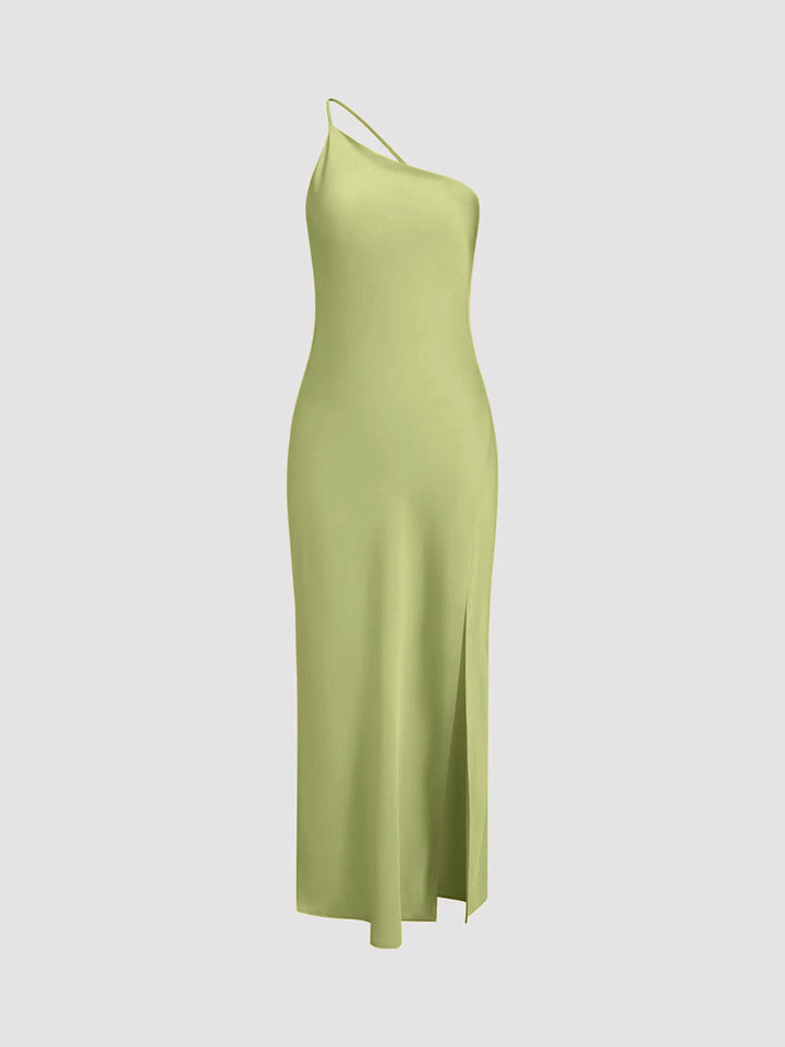 Lune London | Satin Maxi Dress with Open Back