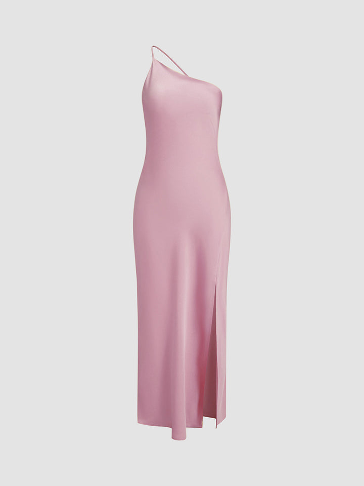 Lune London | Satin Maxi Dress with Open Back