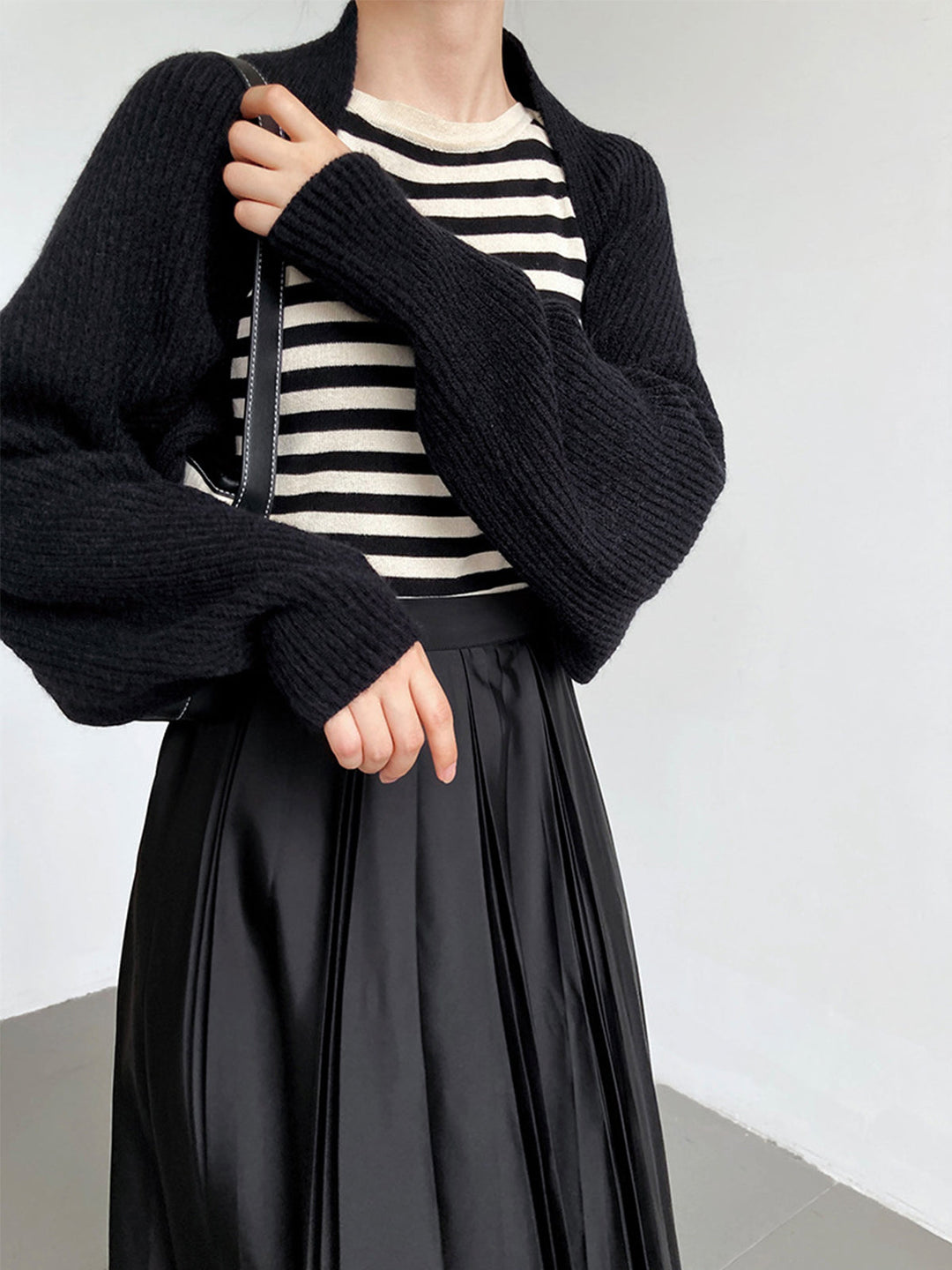 Lune London | Knit Bolero with Long Sleeves Soft and Modern Perfect for Layering
