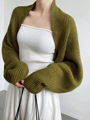 Lune London | Knit Bolero with Long Sleeves Soft and Modern Perfect for Layering