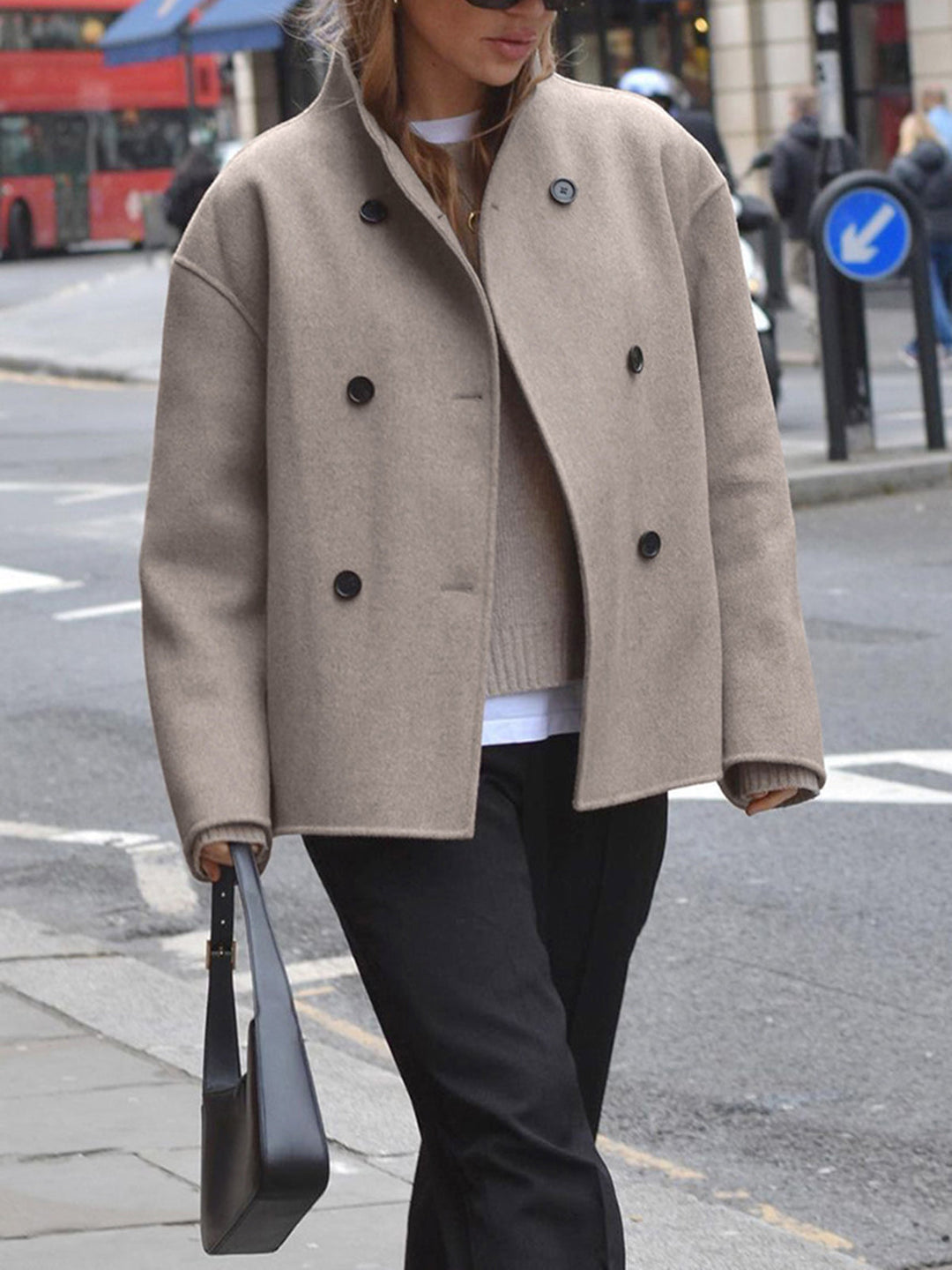 Lune London | Trendy oversized jacket with button closure