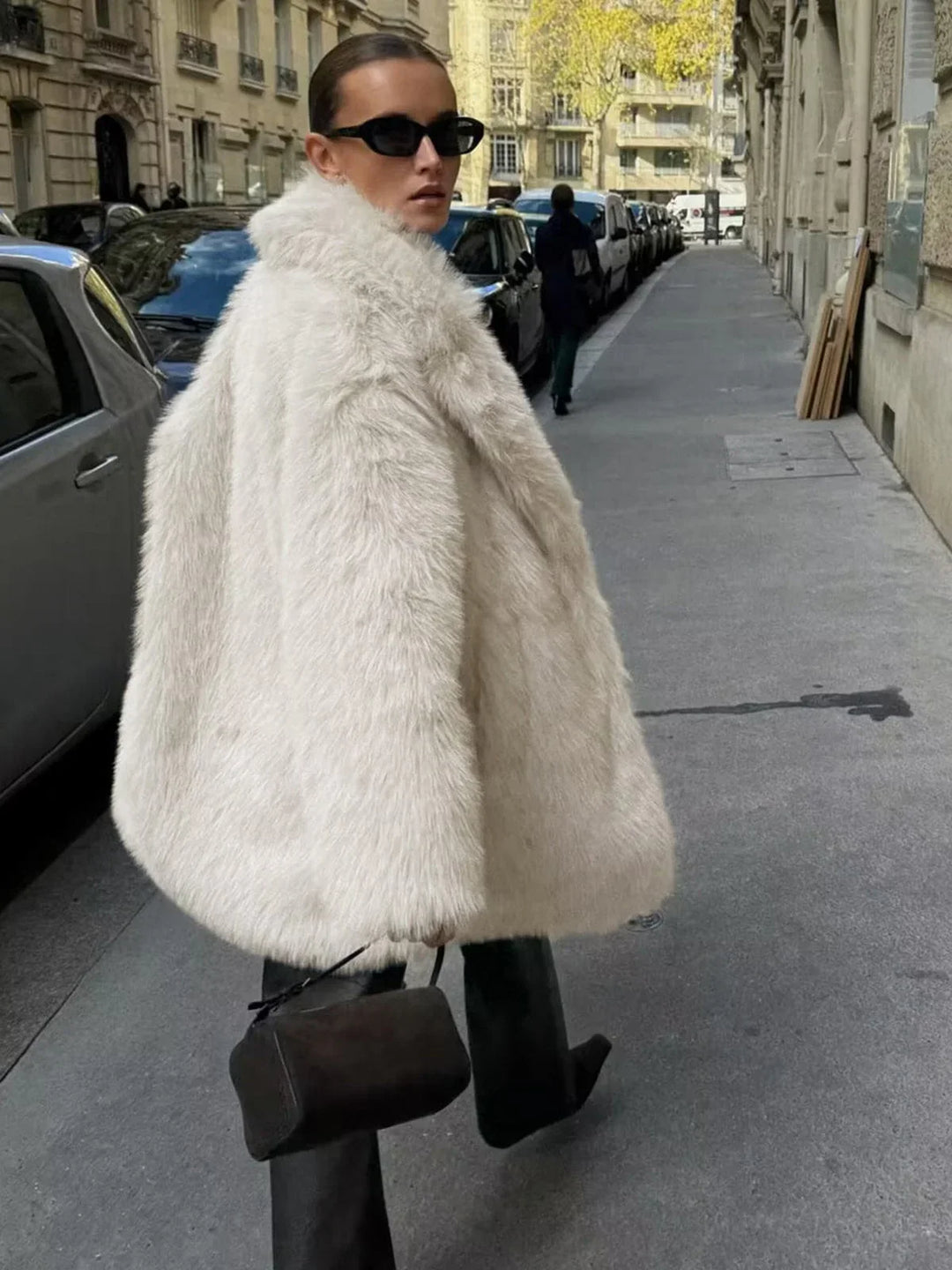 Lune London | Long Fur Coat Made Of Faux Fur