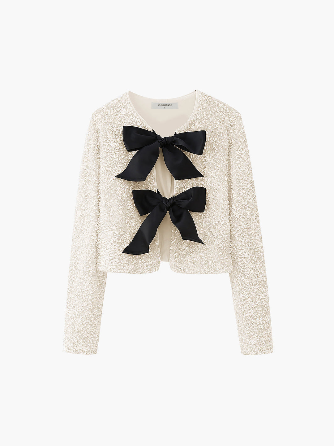 Lune London | Velvet Bow Decor Jacket