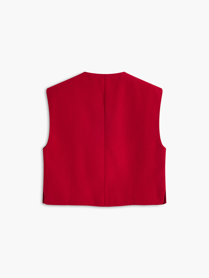 Lune London | Leisure Sleeveless Button Vests