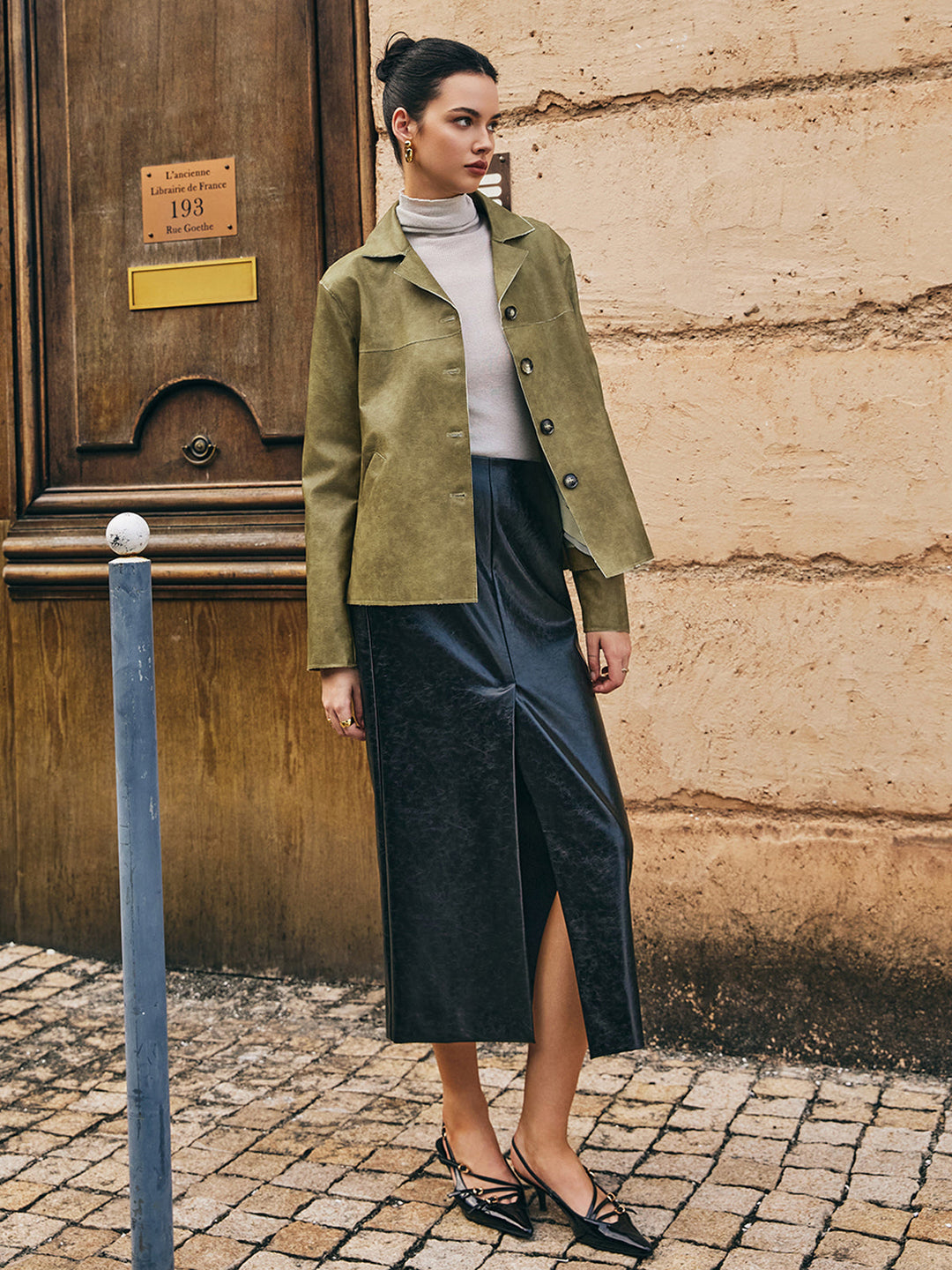 Lune London | PU-Leather Straight Jacket