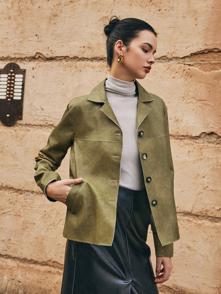 Lune London | PU-Leather Straight Jacket