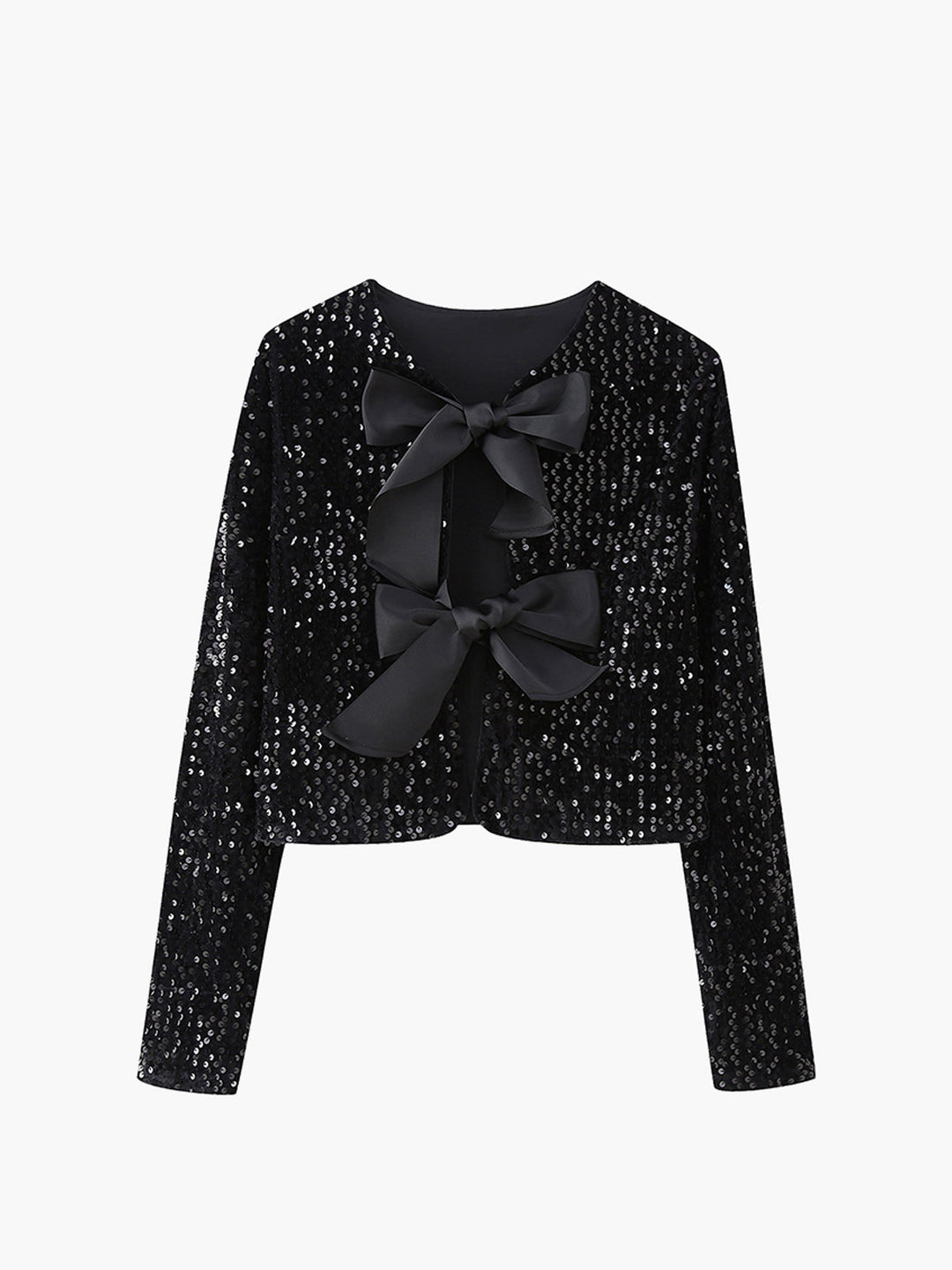 Lune London | Velvet Bow Decor Jacket