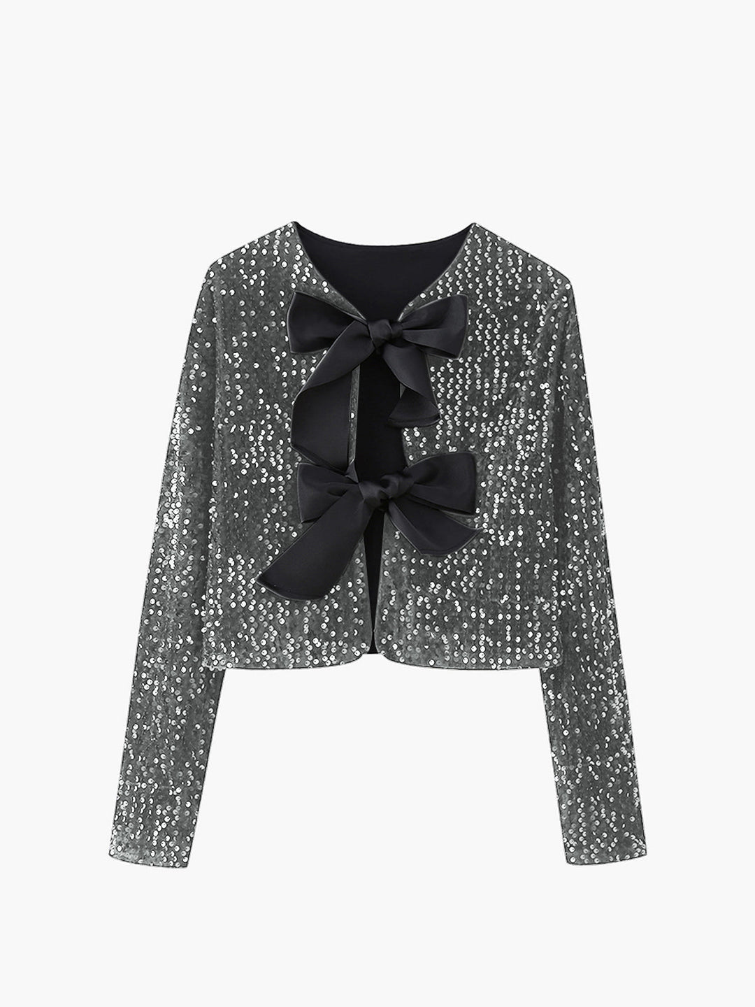 Lune London | Velvet Bow Decor Jacket