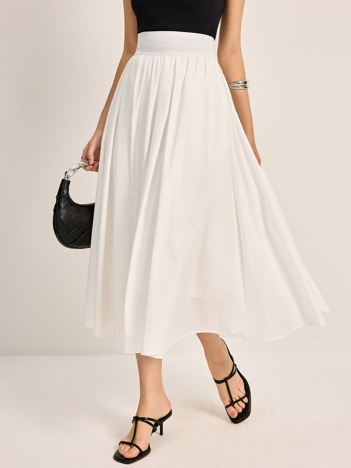 Lune London | Elegant A-Line Pleated Skirt