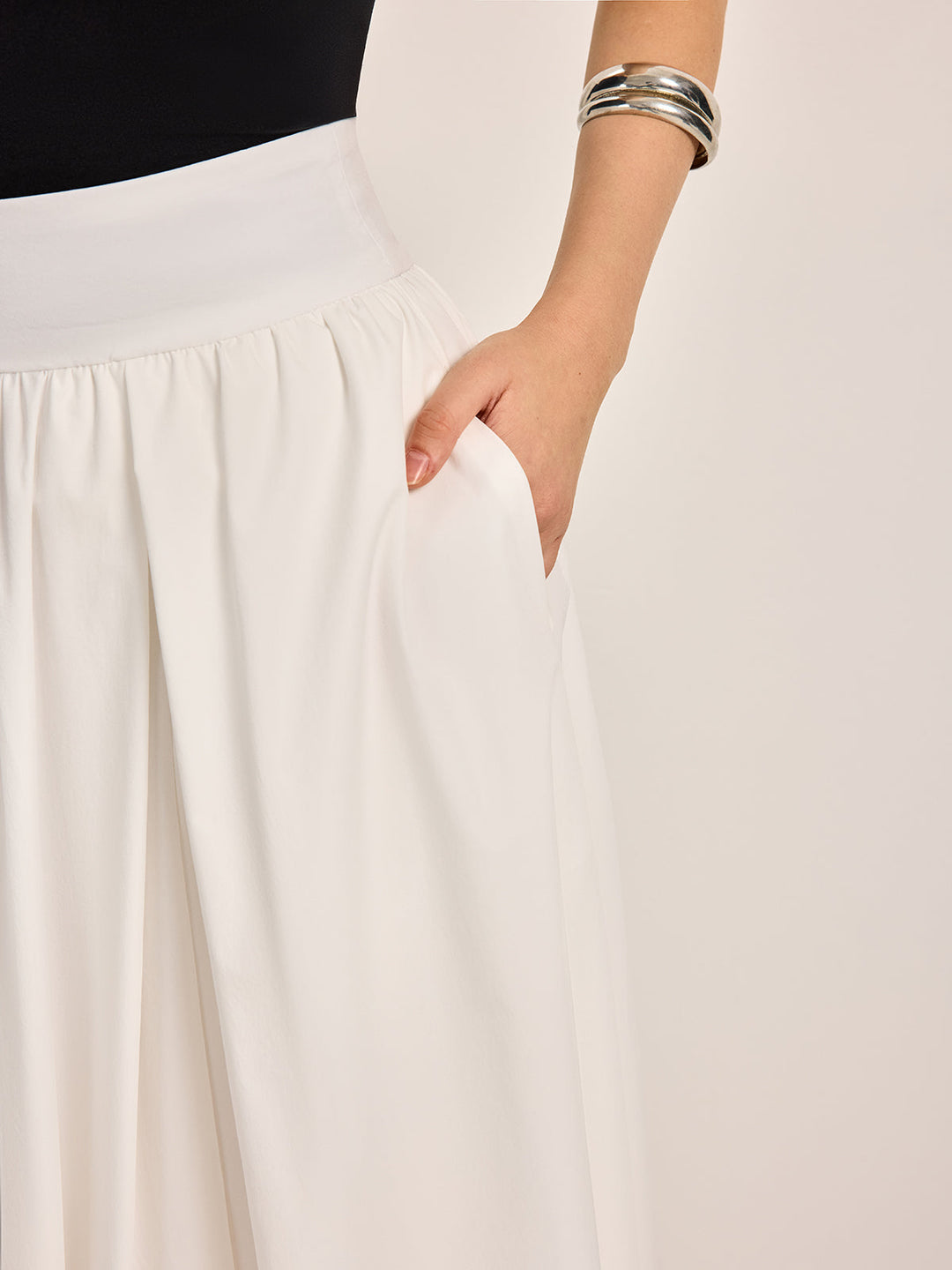 Lune London | Elegant A-Line Pleated Skirt