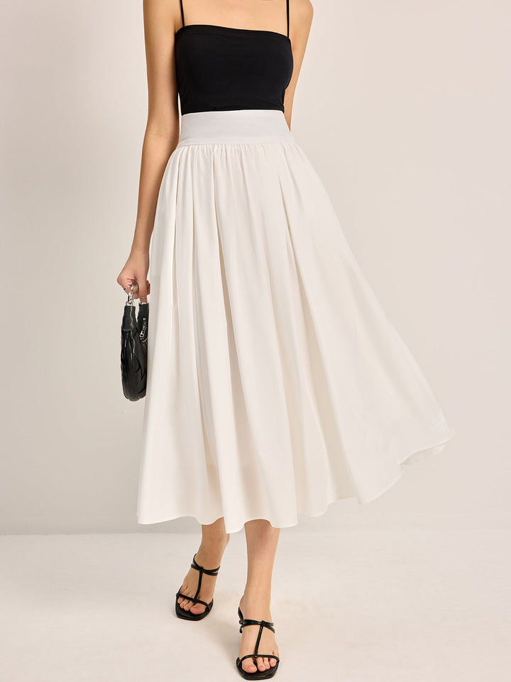Lune London | Elegant A-Line Pleated Skirt