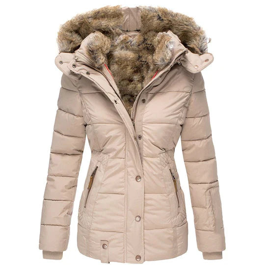 Lune London - Warm winter jacket with fur hood