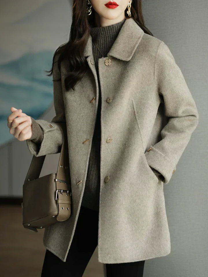 Lune London | Women's wool coat in shades of gray