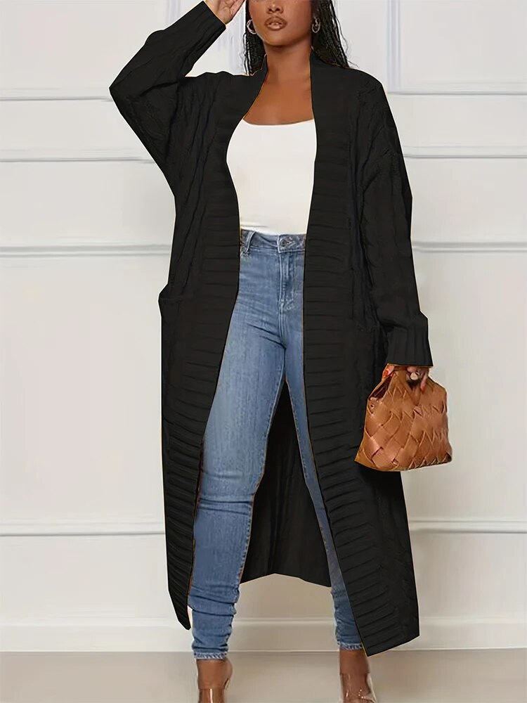 Lune London | Large knitted jacket with pockets